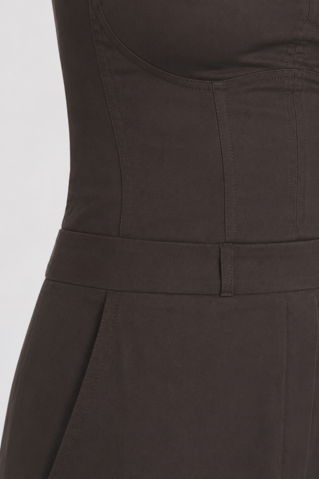 Strapless Suiting Dress