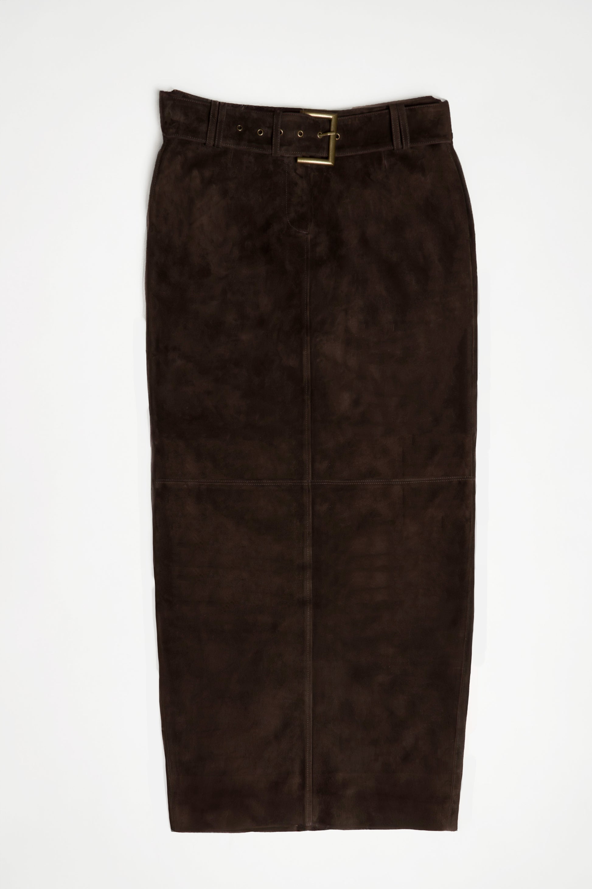 Suede Maxi Skirt