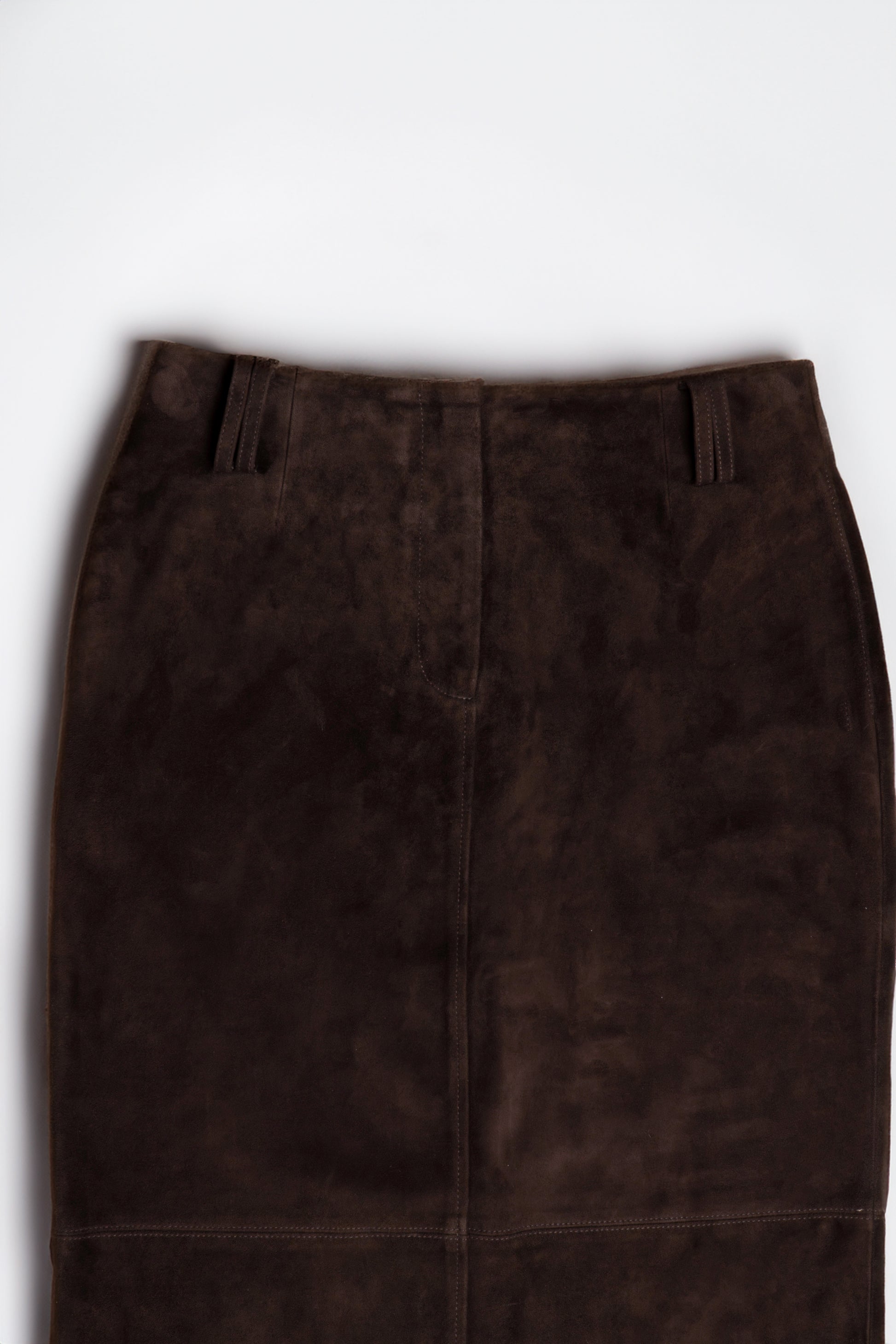 Suede Maxi Skirt