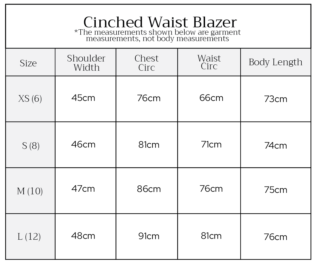 Size Guide