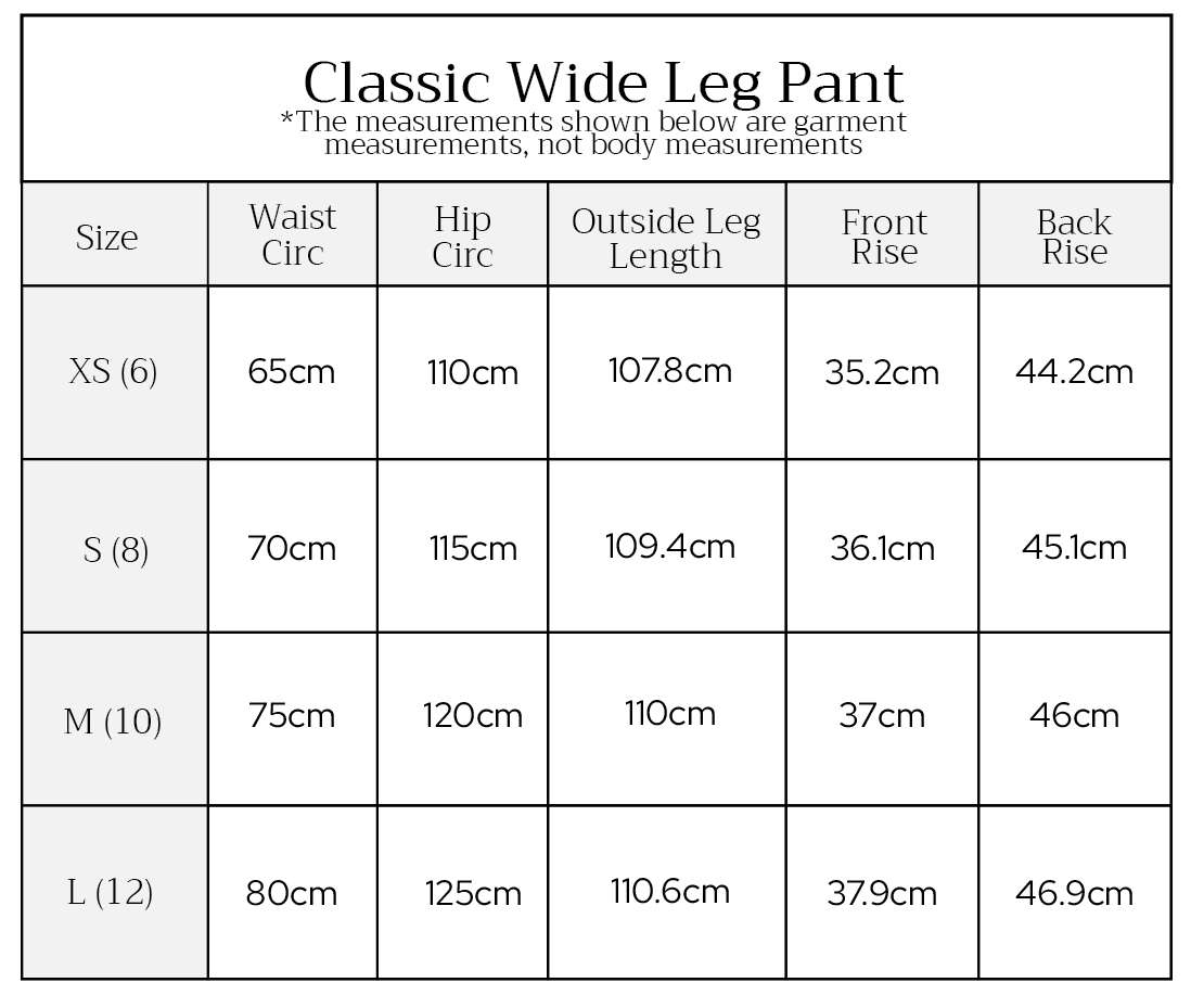 Size Guide