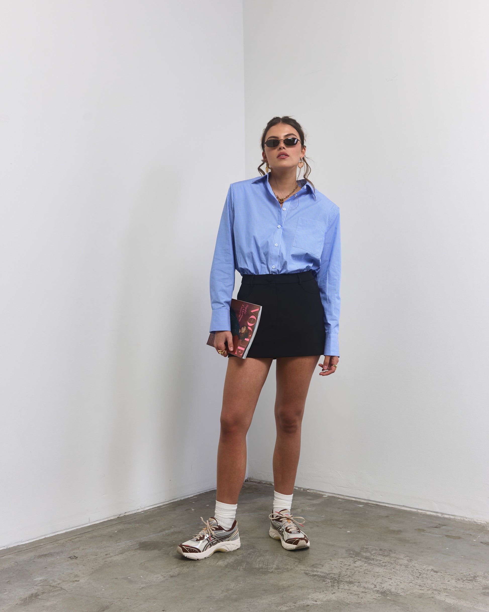 Double Belted Shirt Dress image 5