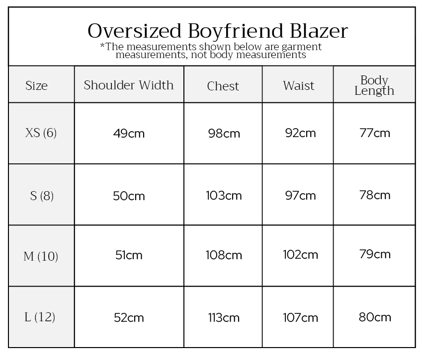 Size Guide